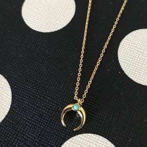 gorjana NWT Cayne Crescent Charm Necklace